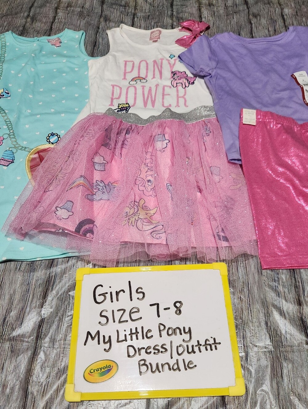 My Little Pony Pink Tulle Dress/Outfit Bundle